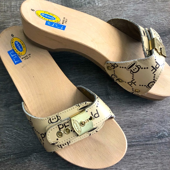 ✨RARE✨Dr. Scholl’s Vintage Classic Slides for Paul Frank NIB - Picture 2 of 10